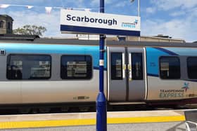 TransPennine Express at Scarborough Railway Station.