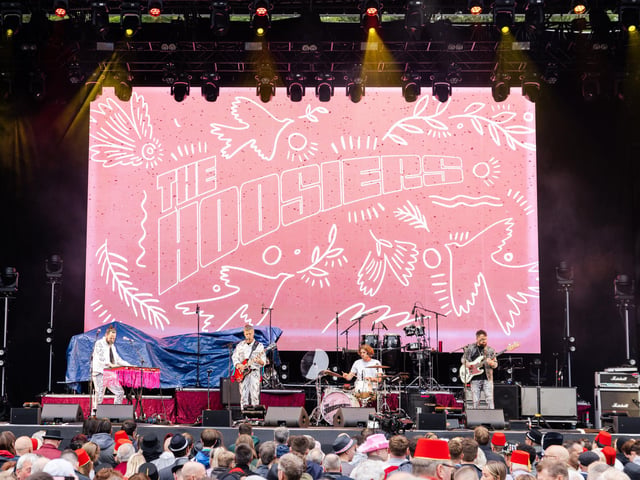 The Hoosiers opened the show