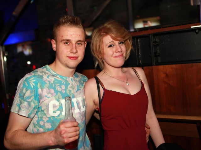 Sean and Louise having a great night out.