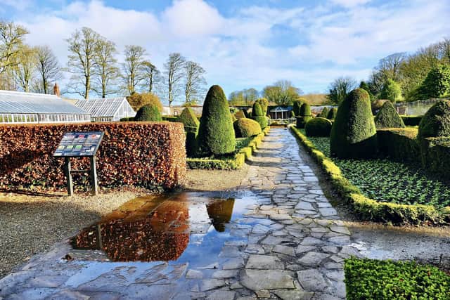 A sunny day in December at Sewerby Hall and Gardens, by Aled Jones.