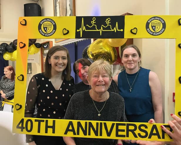 Bridlington Road Runners celebrate their 40th anniversary in a special event at Bridlington Rugby Club.