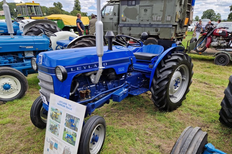 The tractors looked pristine.