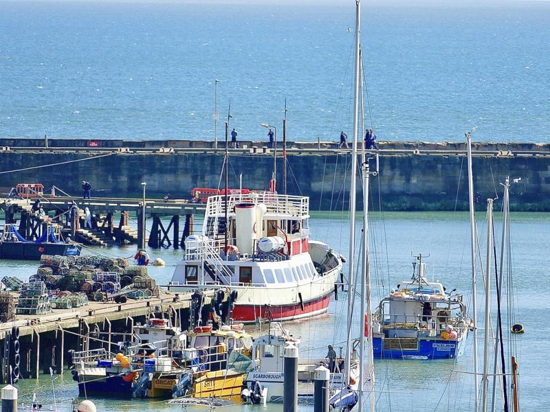 Aled Jones spots the Yorkshire Belle moored on the Chicken Run jetty.