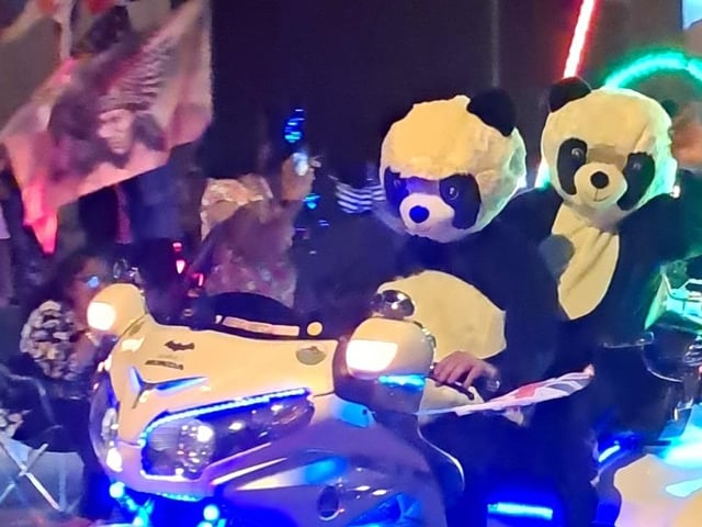 Scarborough's Honda Goldwing Light Display came to town over the weekend.