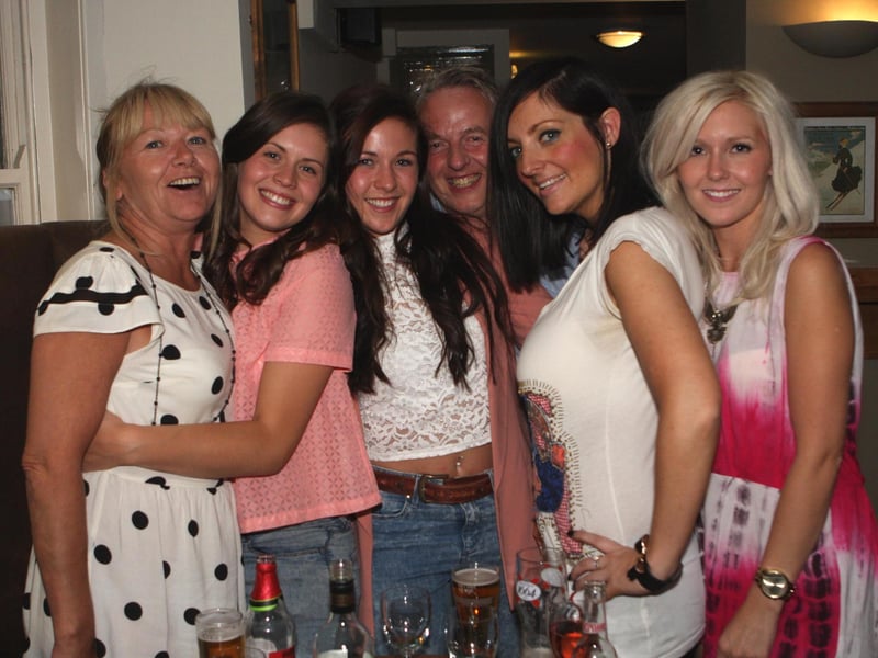 Teresa, Kayleigh, Laura, Brett, Kiki and Gee in Klosters