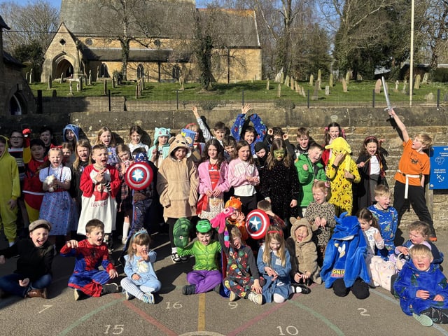 Wykeham School children dressed as their favourite book characters.
