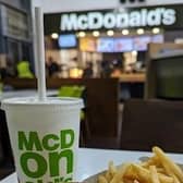 The McDonald’s restaurant in Swansea, South Wales was forced to close due to the incident 