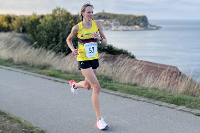 Anna Giddings led all the Scarborough Athletic Club members at North Yorkshire Water Park parkrun with 16th Overall of 176 and 3rd Female Overall of 66.