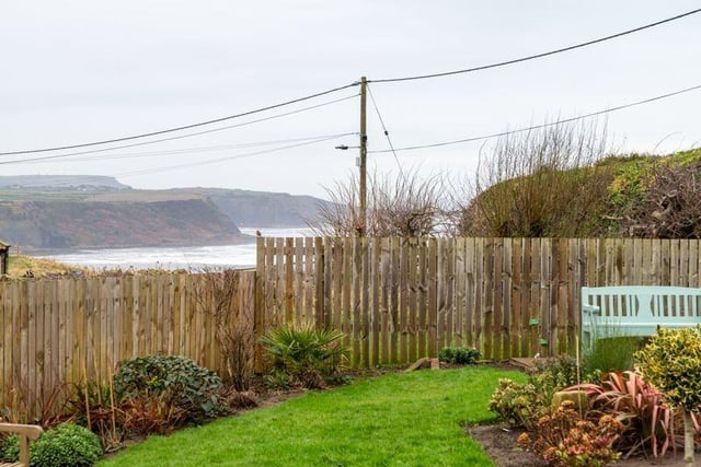 The breathtaking coastal view from the garden.