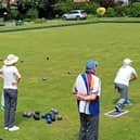 South Cliff Bowling Club in action against Pickering.