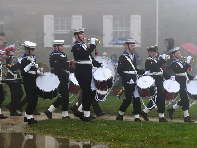 Big Day Out At Scarborough Castle - Scarborough Sea Cadets brought music to the day