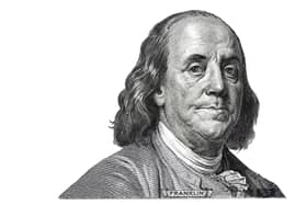 Benjamin Franklin. Photo: AdobeStock