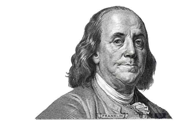 Benjamin Franklin. Photo: AdobeStock