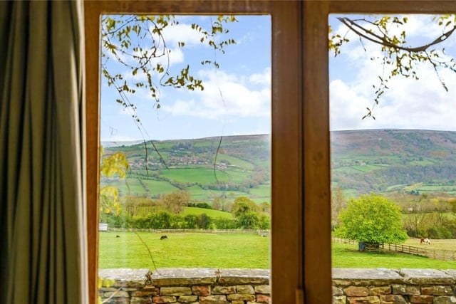 Looking out from one of the windows in the property.