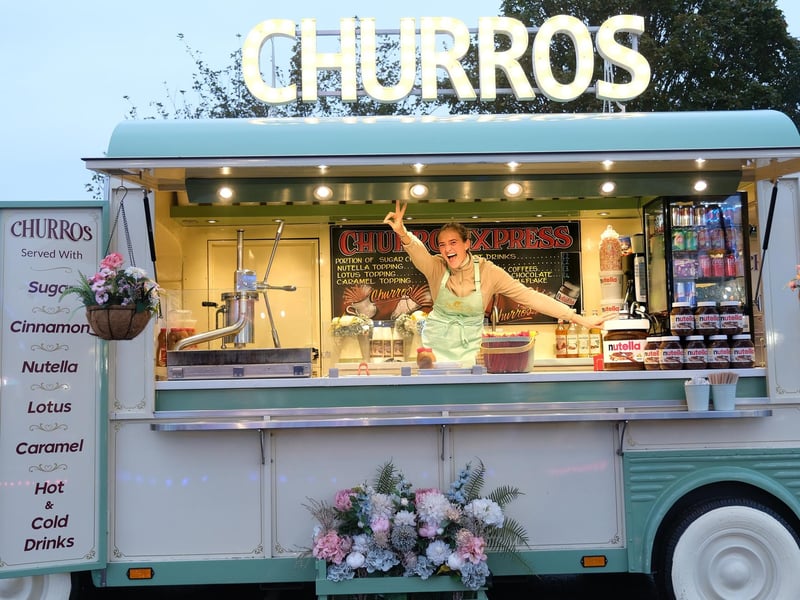 Churros are a perfect snack while walking around the fair.