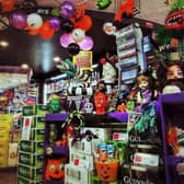 Newby Service Station has been transformed for Halloween