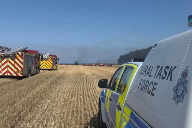 Police and fire service attended the scene