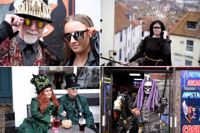 Whitby Goth Weekend's colourful characters.