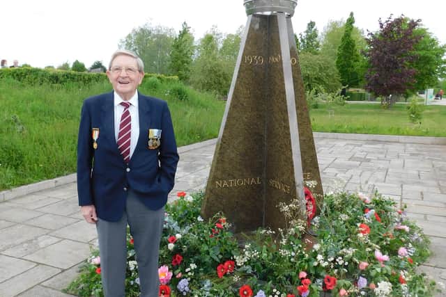 Ken Keld at The National Memorial Arboretum, which hosted a special event to mark the 60th anniversary of the end of National Service.
