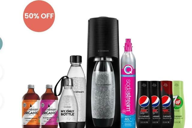 Huge savings on SodaStreams as the UK prepares for a heatwave.