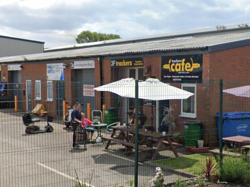 Trackers Cafe, located on the Bessingby Industrial Estate, received 3 votes.