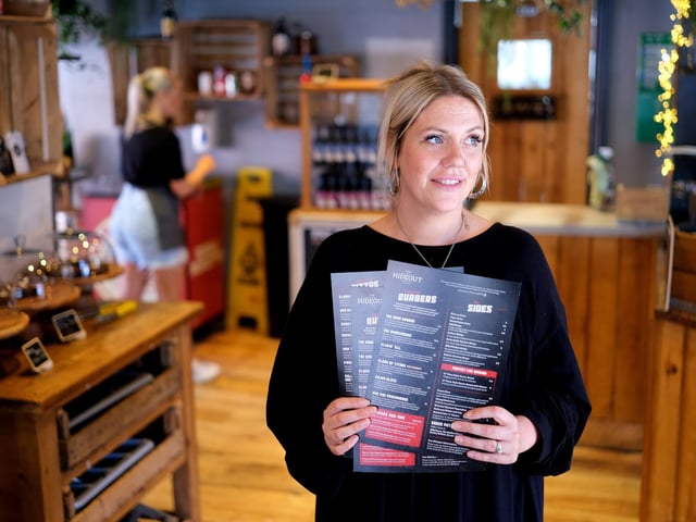 Front of house team leader Amy Carter Eade.