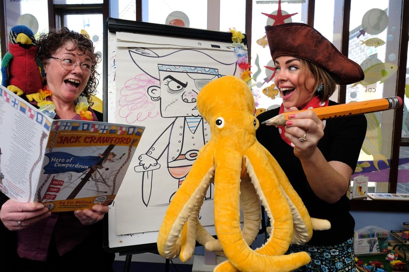 Seafaring capers at Whitby Library.
picture: Richard Ponter