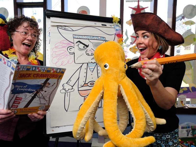 Seafaring capers at Whitby Library.
picture: Richard Ponter