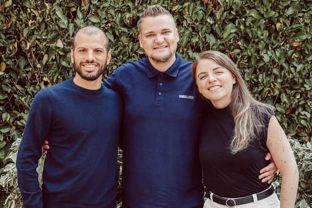 Couple turn property dealing into new career after training with millionaire’s academy. Picture – supplied (Alex Millichamp)