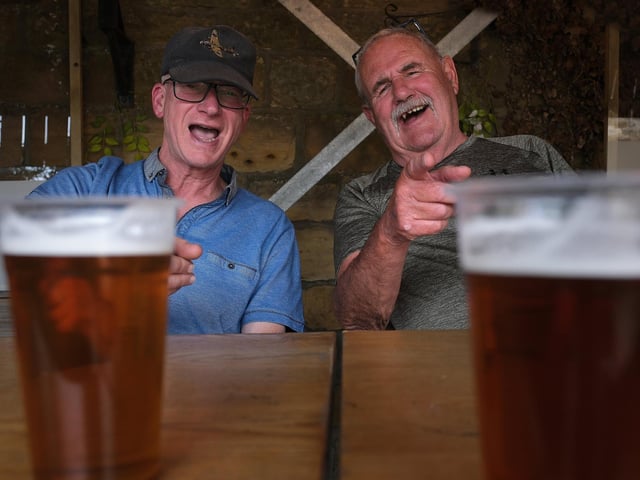 The event was full of sunshine, beer and laughter!
