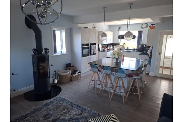 An alternative view of the kitchen.