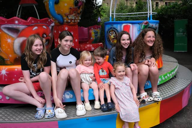 Enjoying the fun of the fair