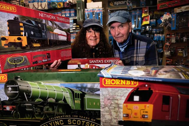 Owners Janet and Geoff Jefferson in the shop