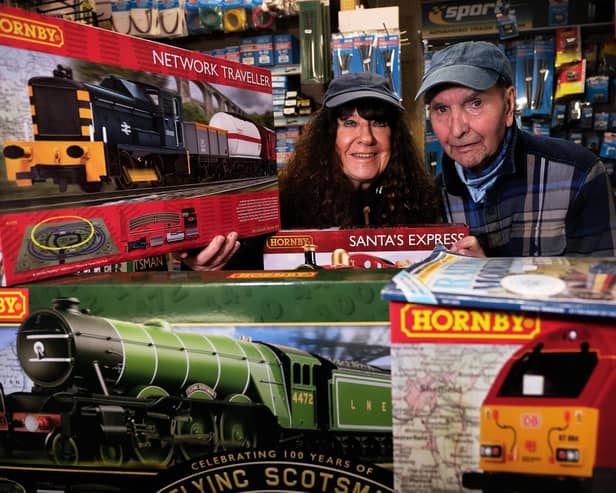 Owners Janet and Geoff Jefferson in the shop
