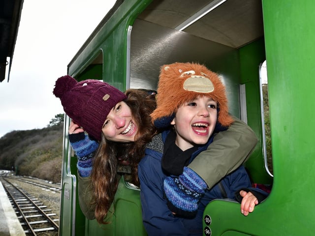 At the station