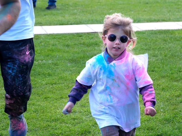 Fabulous fun at the colour run
