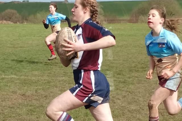 Sophie Knaggs hat-trick steers Scarborough RUFC Under-14s Girls to win against touring side