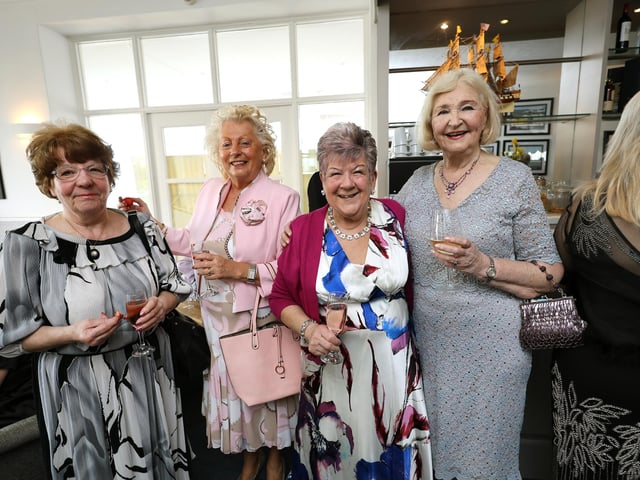 The ladies looked spectacular