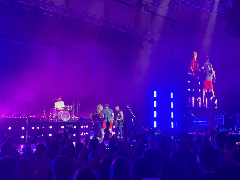 The iconic Busted jump!
