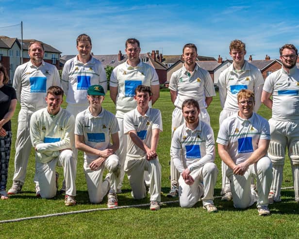 Skipper Kai Morris, front, second from right, backs Whitby Cricket Club to shine in NYSD League Division Two, starting with a home game against Darlington 2nds on Saturday.