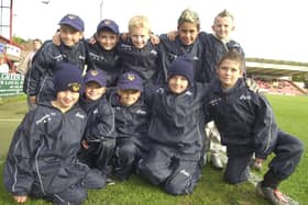Do you know any of these ballboys from an FA Cup match between Scarborough FC and Hinckley at McCain Stadium?