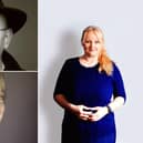 Laughing Lobster Comedy Club will feature, clockwise from top left: Paul 'Silky' White (photo Andy Hollingworth Archives), Catherine Young and Maggie Magee.