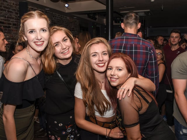 Enjoying a night out!