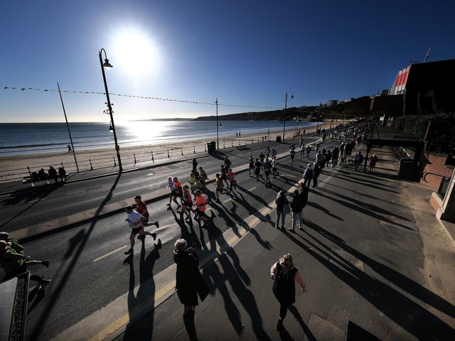 The early stages of the McCain Yorkshire Coast 10k