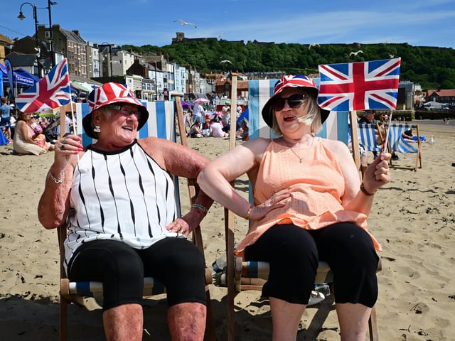 Having fun in the sun.