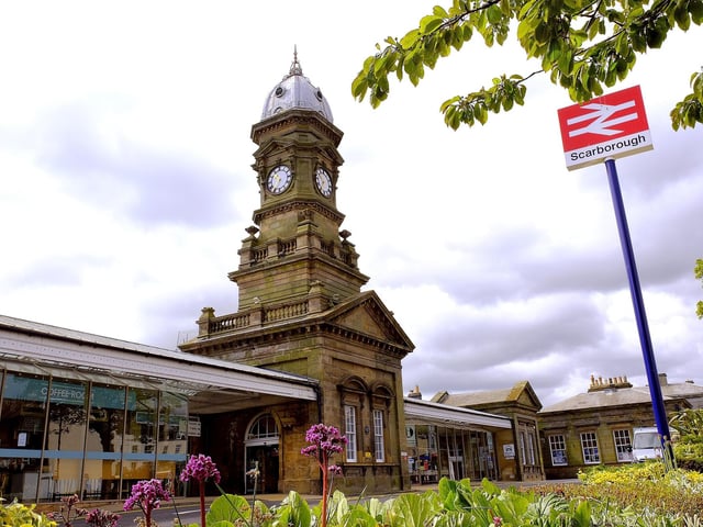 Scarborough's Grade II listed station opened in 1845. It was originally designed by G.T. Andrews.