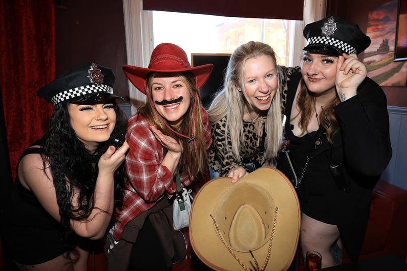 Drinkers in fancy dress have fun at The Met. picture: Richard Ponter