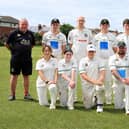 Whitby 3rds, are, back, from left, Guy Blake (Captain), Charlie Parker, Tom Beeforth, Matthew Sharpe, Zane Swales, Logan Smith, Quentin Jones (scorer); Front, from left, Josie Groark, Holly Middlemiss, Zac Allardice, Darren Pritchard and Kieran Purvis. Photo by Brian Murfield