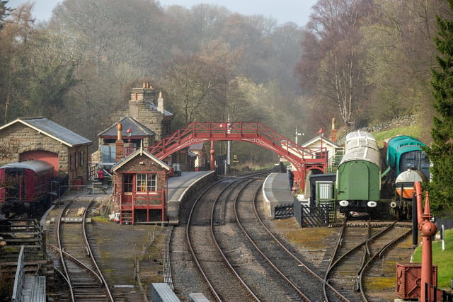 Goathland Station is on the route of Britain's most scenic bus route.