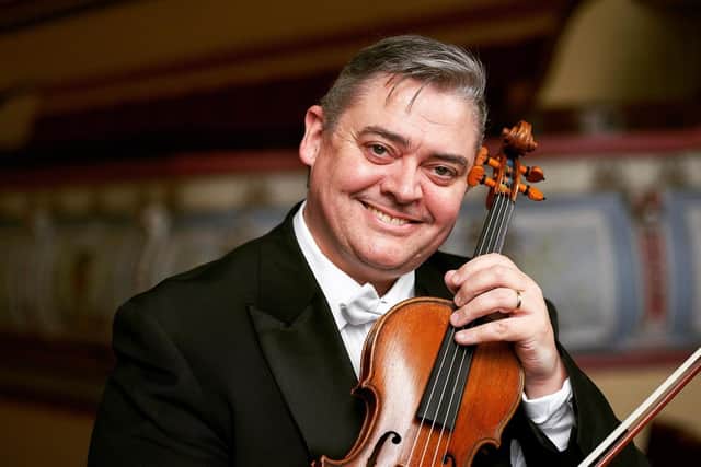 Violinist Andy Long